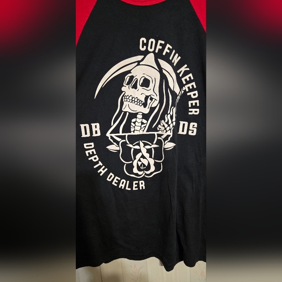 Black Graphic Men's Shirt - Picture 2 of 4